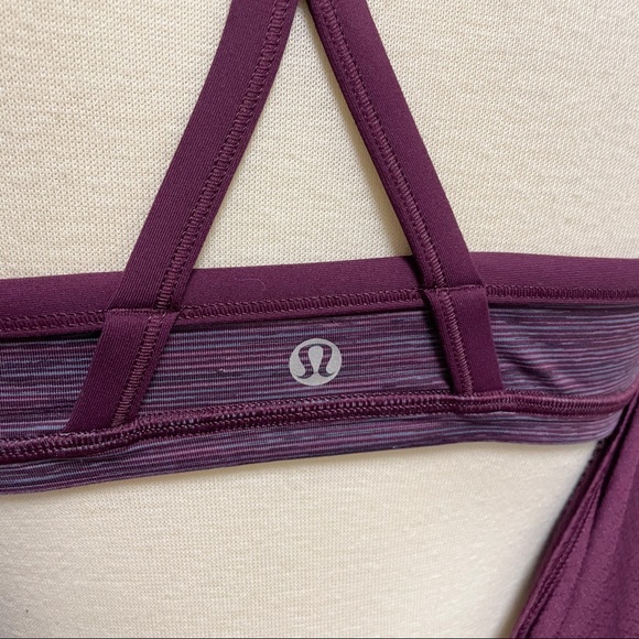 Lululemon C.Y.B. Wee Are From Space Plum Shelf Bra - Picture 9 of 9